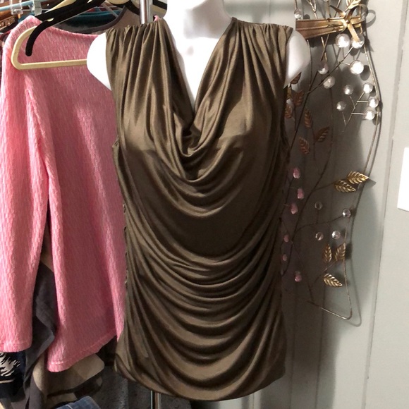 Express Tops - Express shimmery brown blouse size large